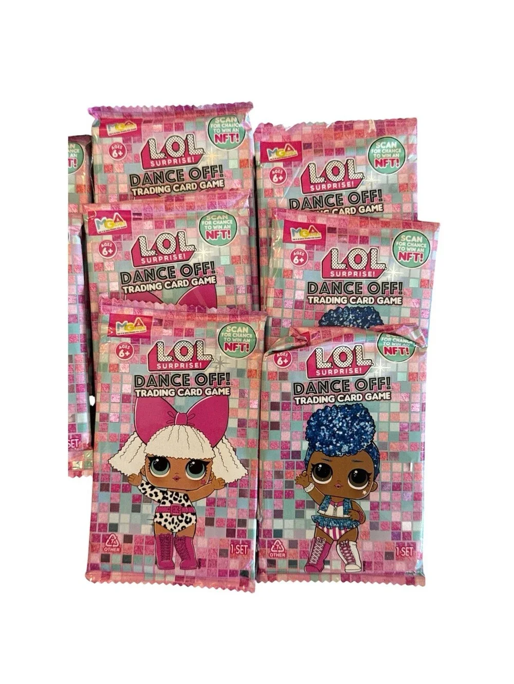 LOL Doll Trading Cards Sealed New 10 Packs Of 8 Cards Each Total 80 Cards